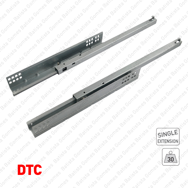 Corredi�as ocultas para gavetas / Extra��o parcial / 30Kg